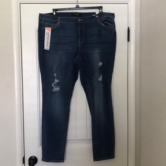 new look wax jeans